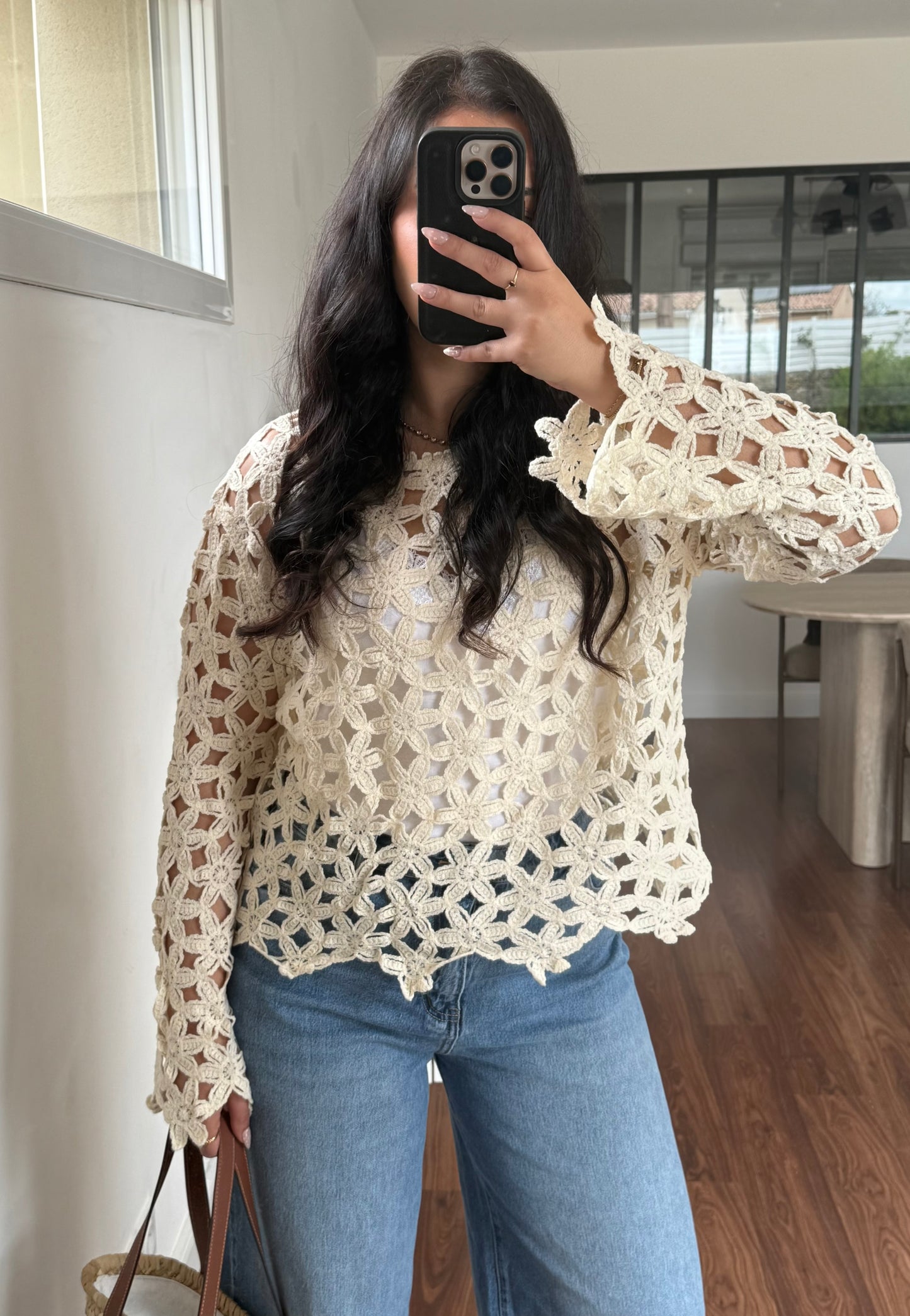 Top en crochet