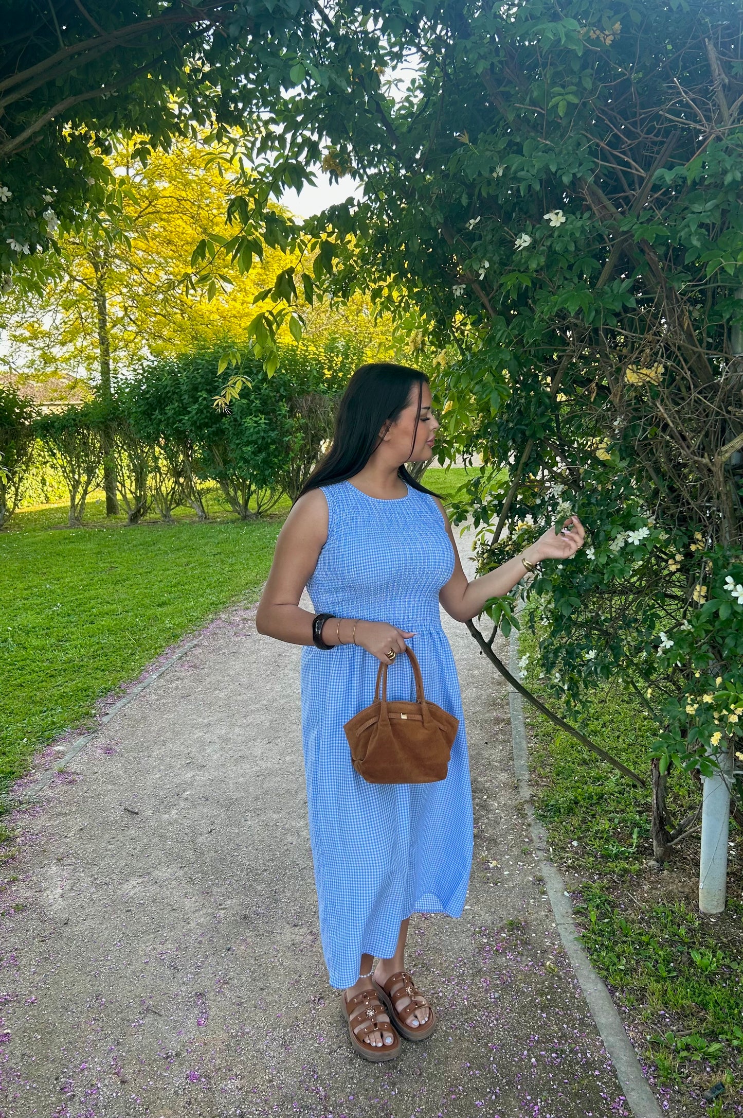 Robe Vichy bleu