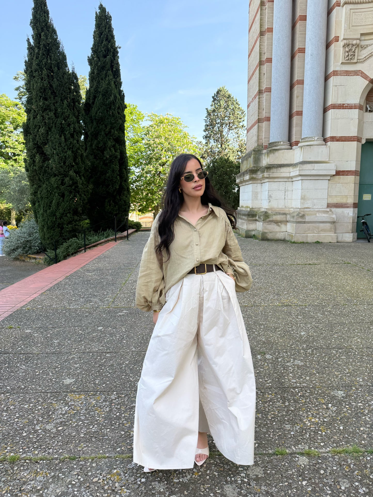 Pantalon Ambre beige