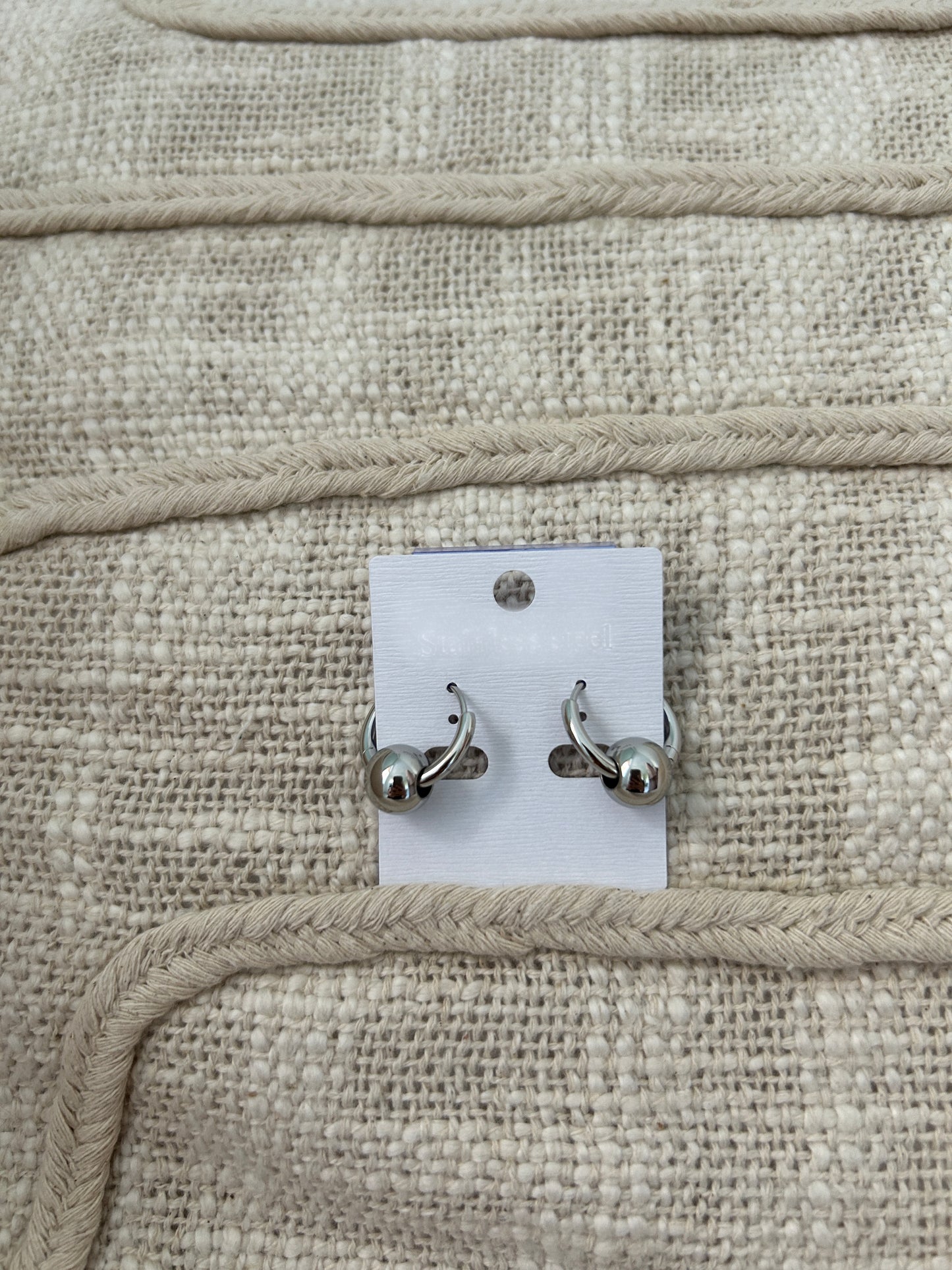 Boucles d’oreilles Amira argent