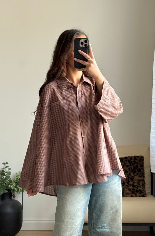 Chemise Deva marron