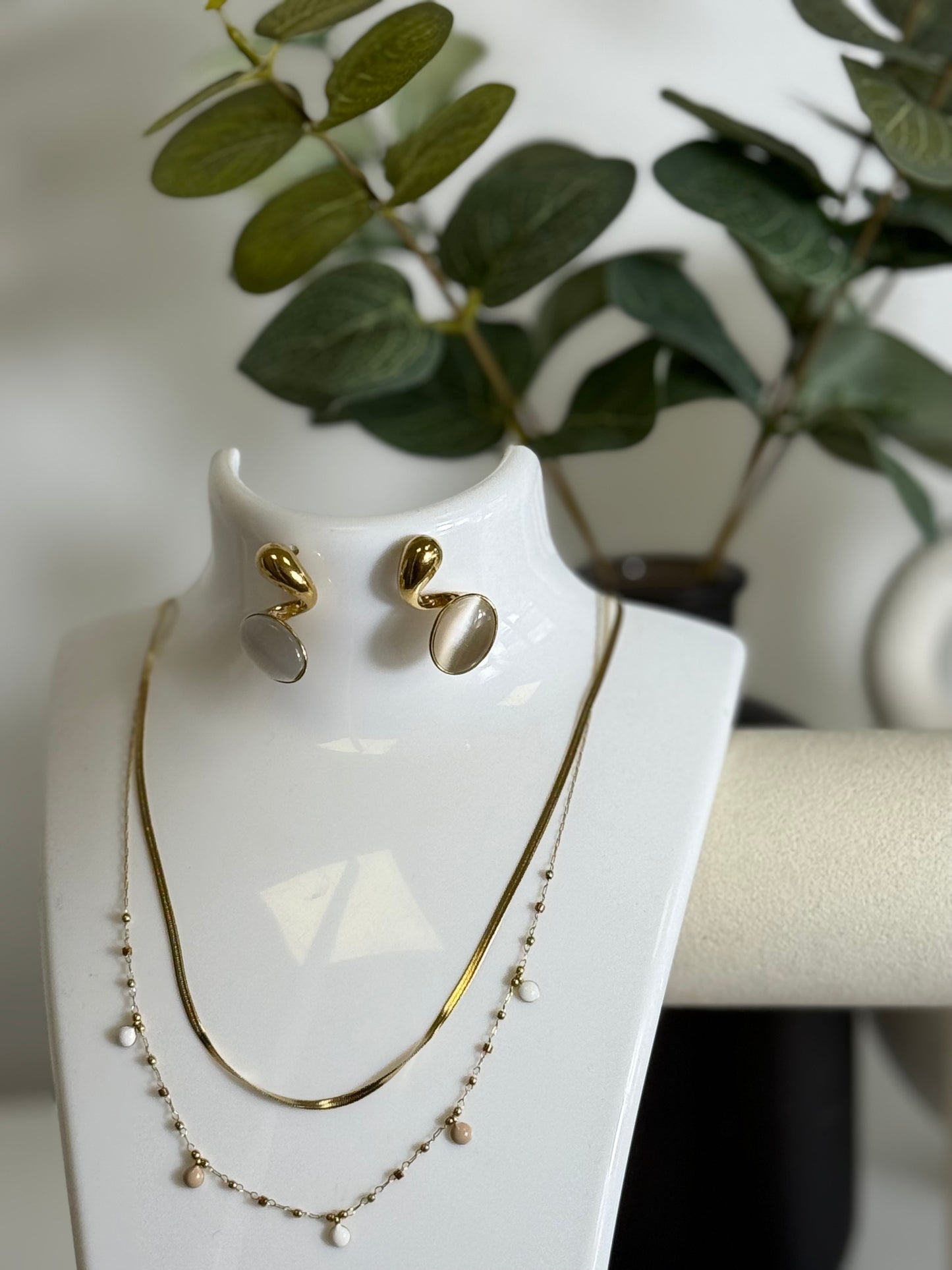 Collier double Yasmina
