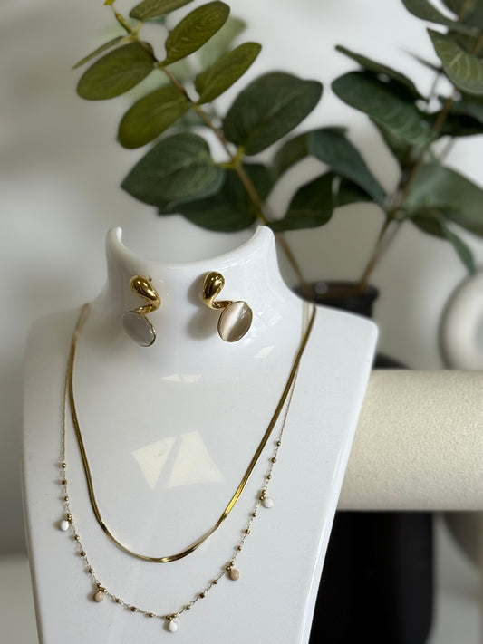Collier double Yasmina