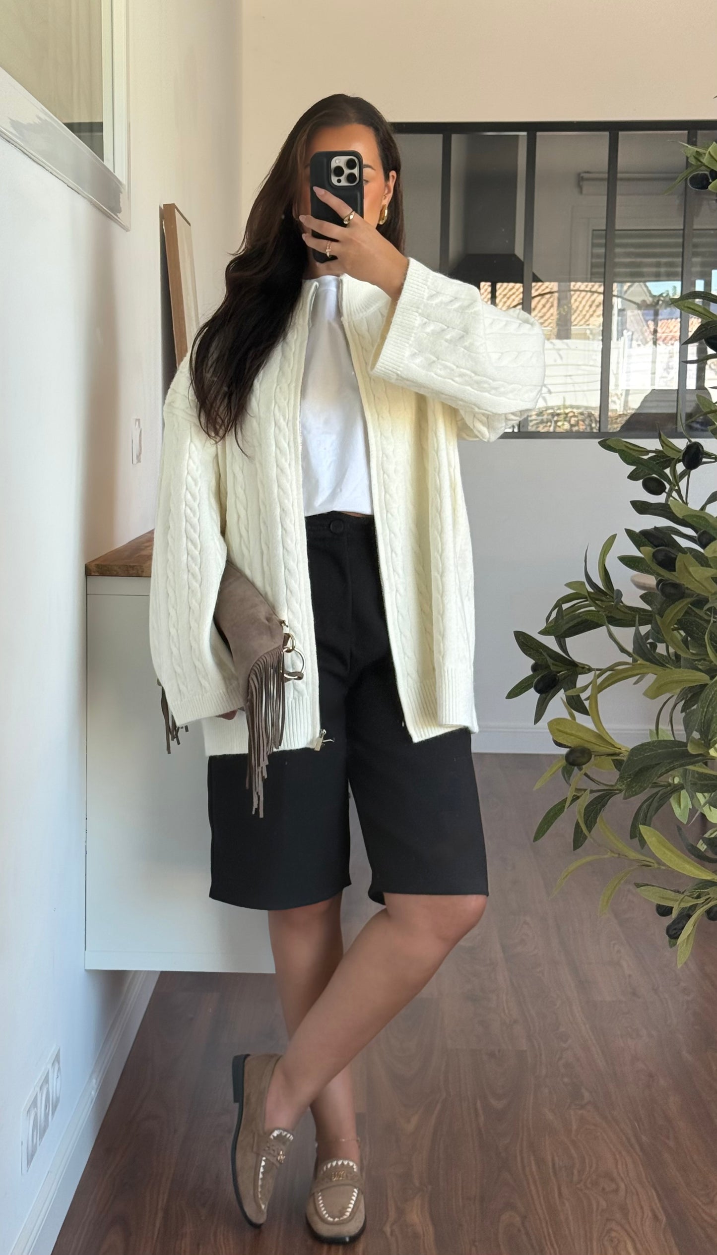 Gilet Esra écru