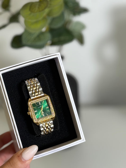 Montre Lune bicolore