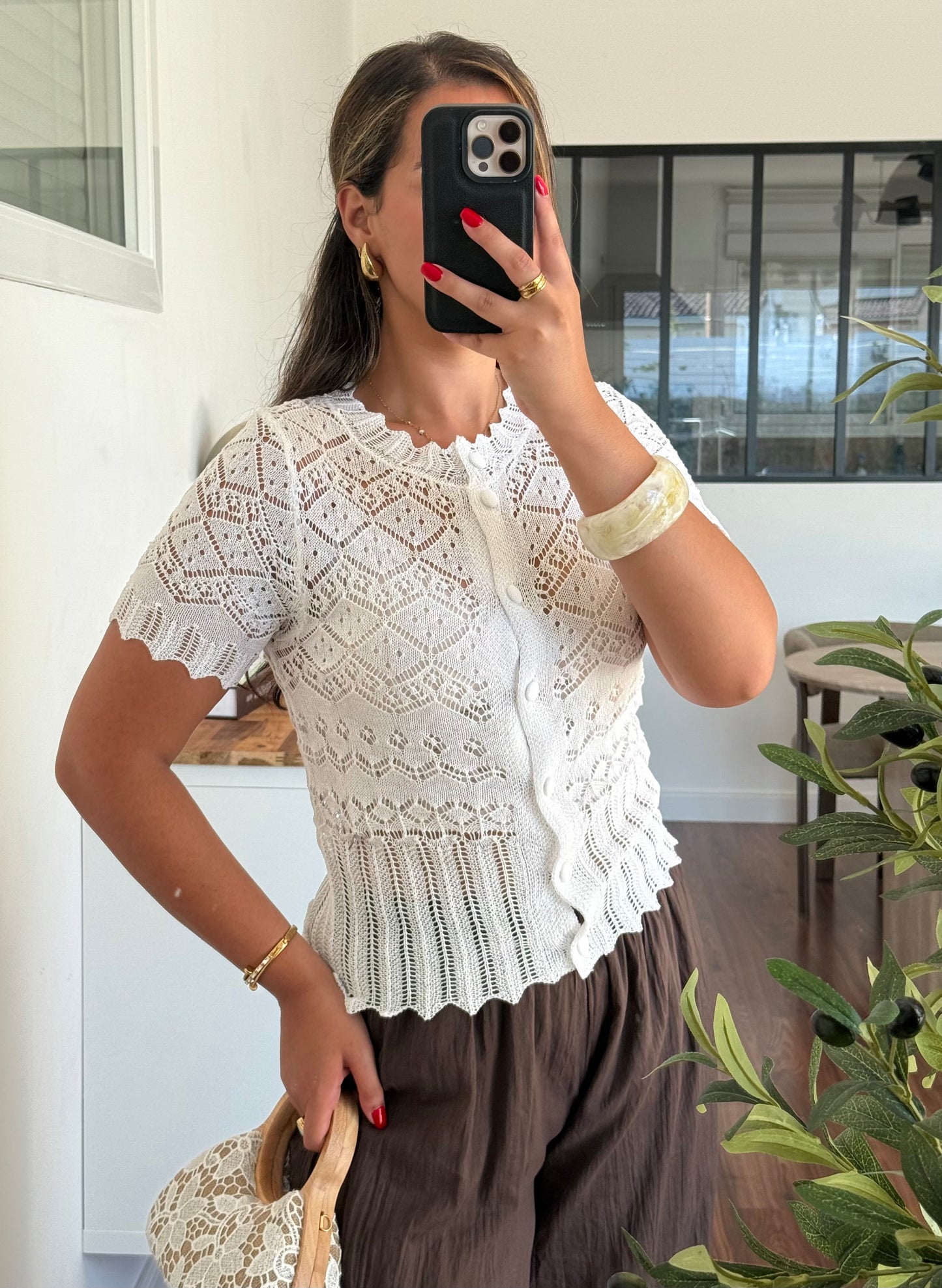 Top Nesrine blanc