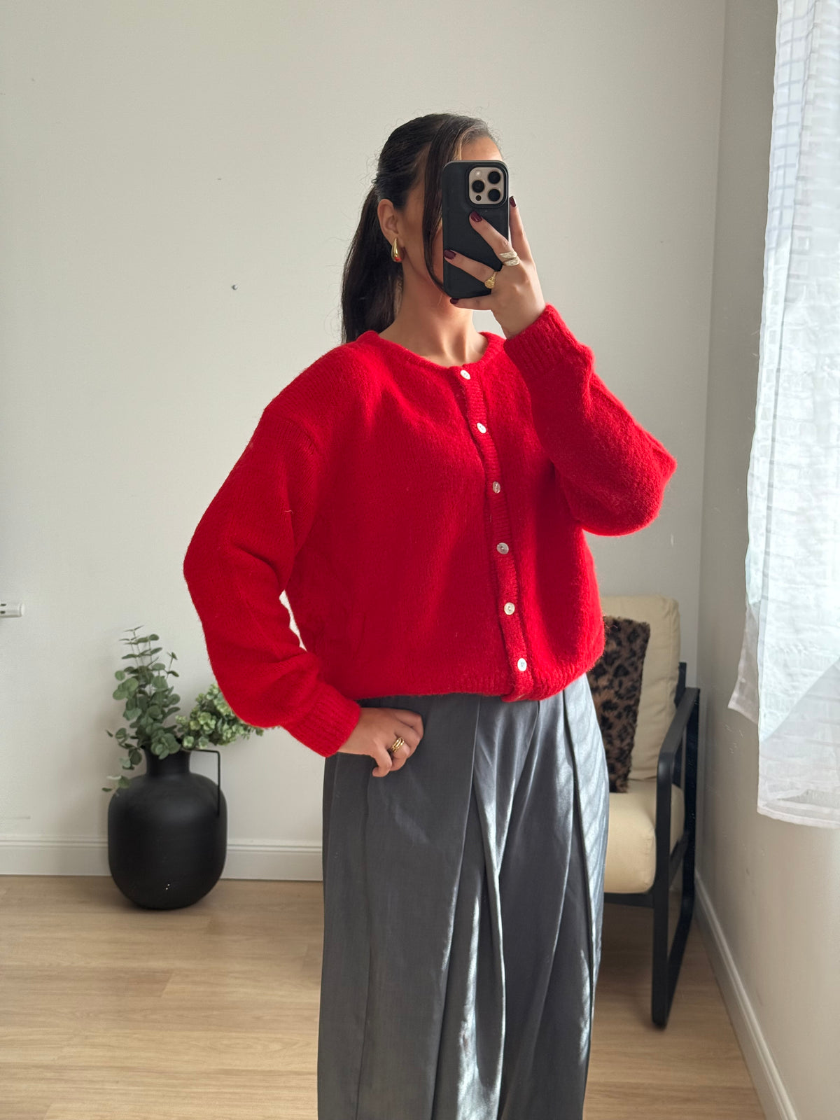 Gilet Melissa rouge