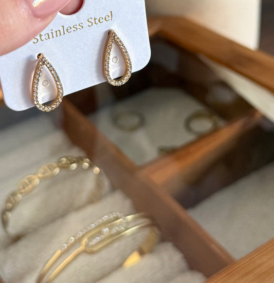 Boucles d’oreilles goutte
