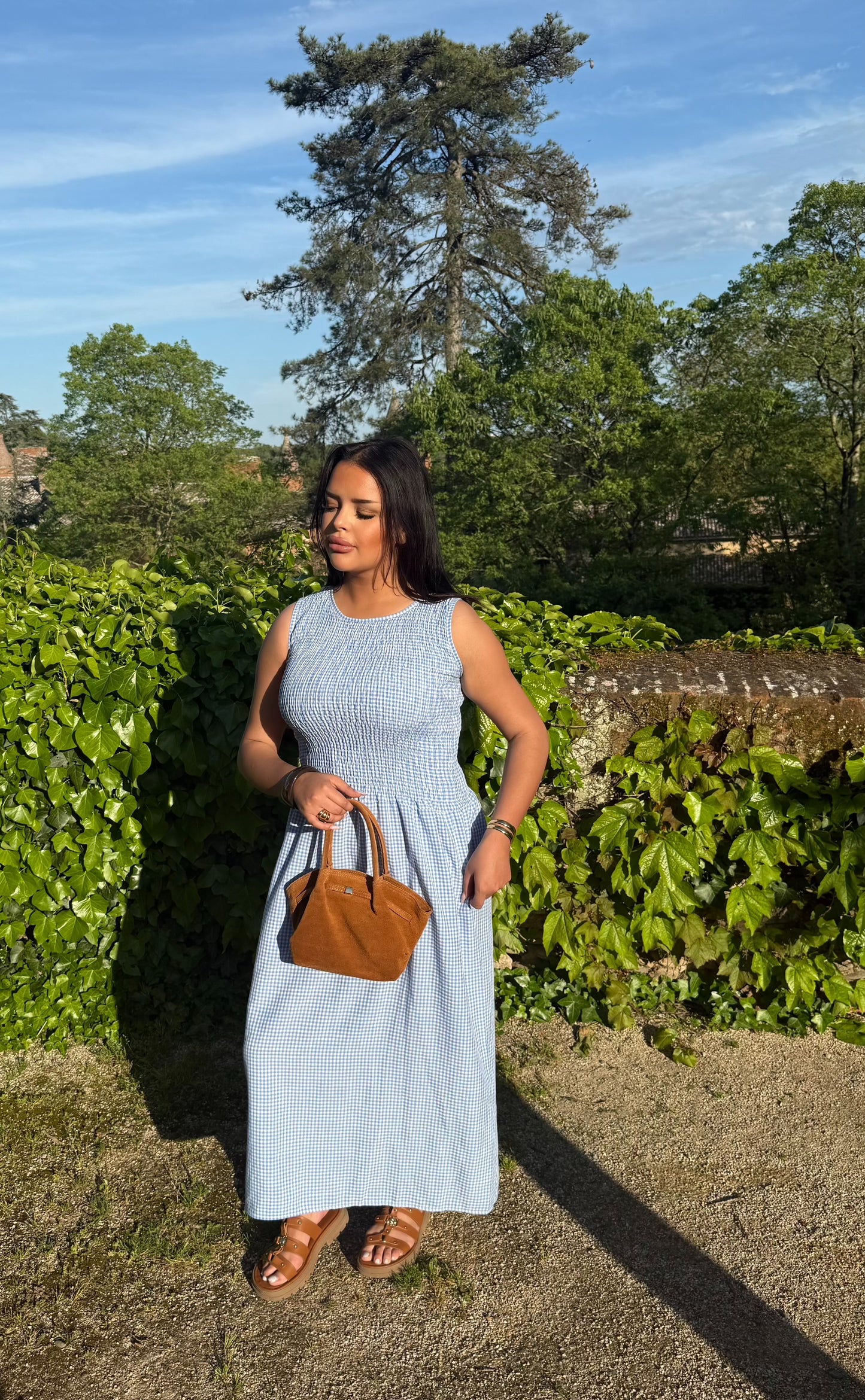 Robe Vichy bleu
