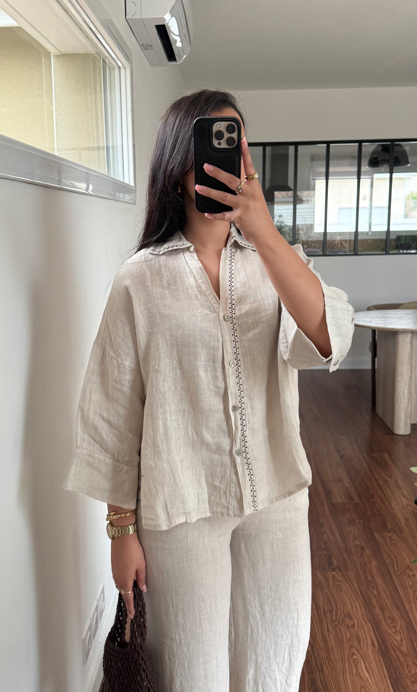 Ensemble lin Dolly beige (premium)