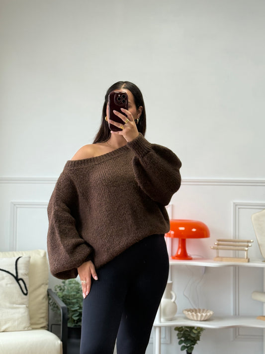 Pull Bella marron