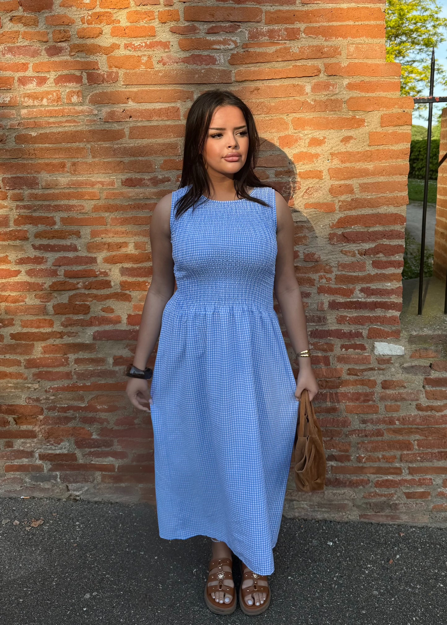 Robe Vichy bleu