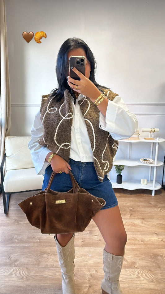 Veste Lili marron