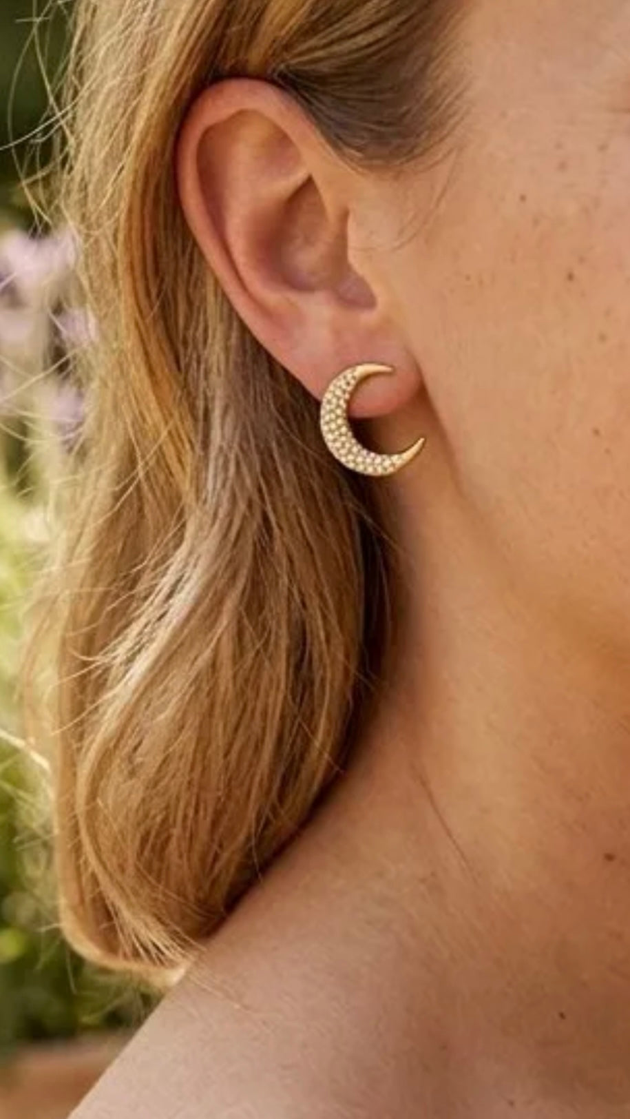 Boucles d’oreilles Lune