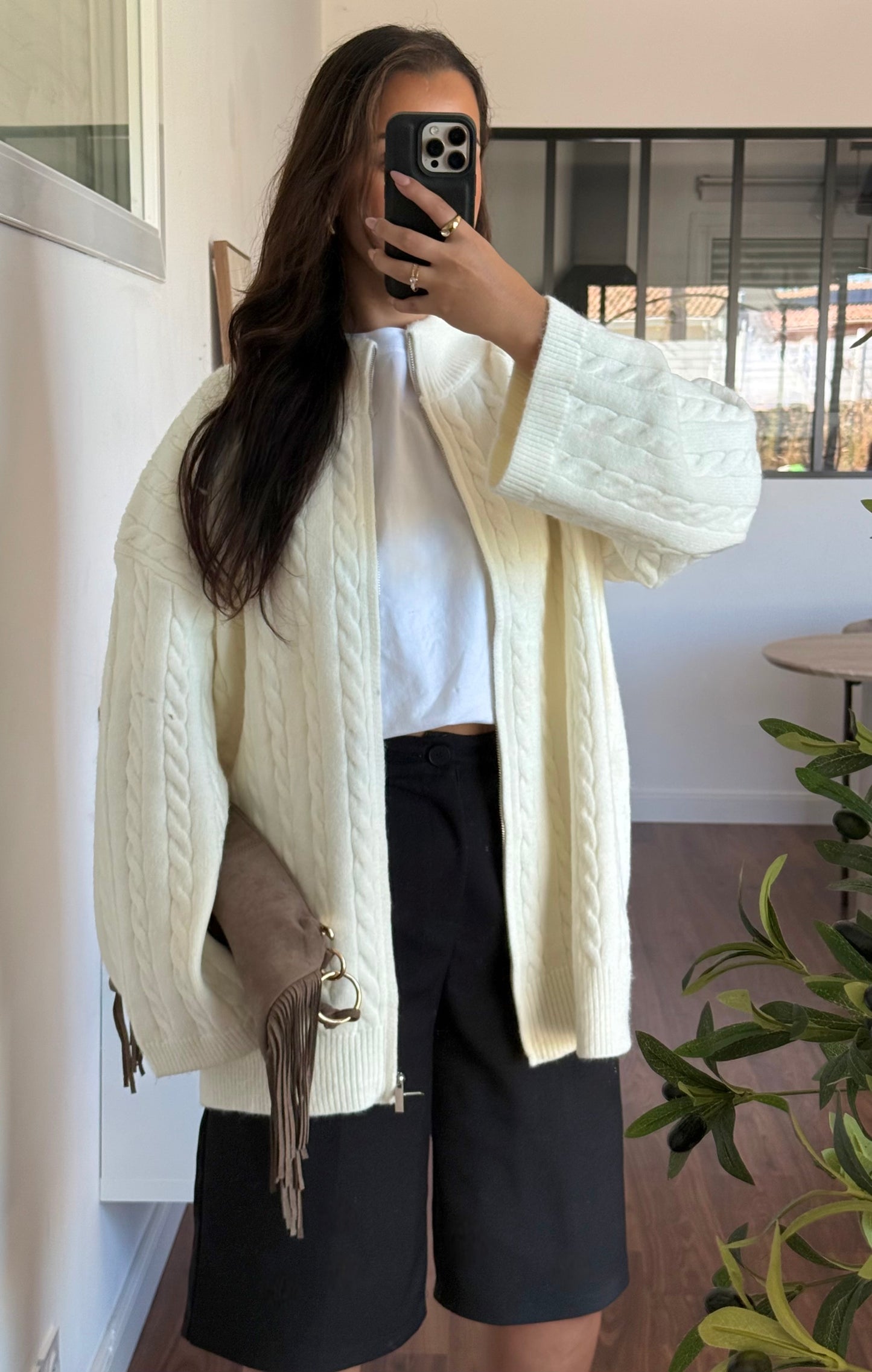 Gilet Esra écru