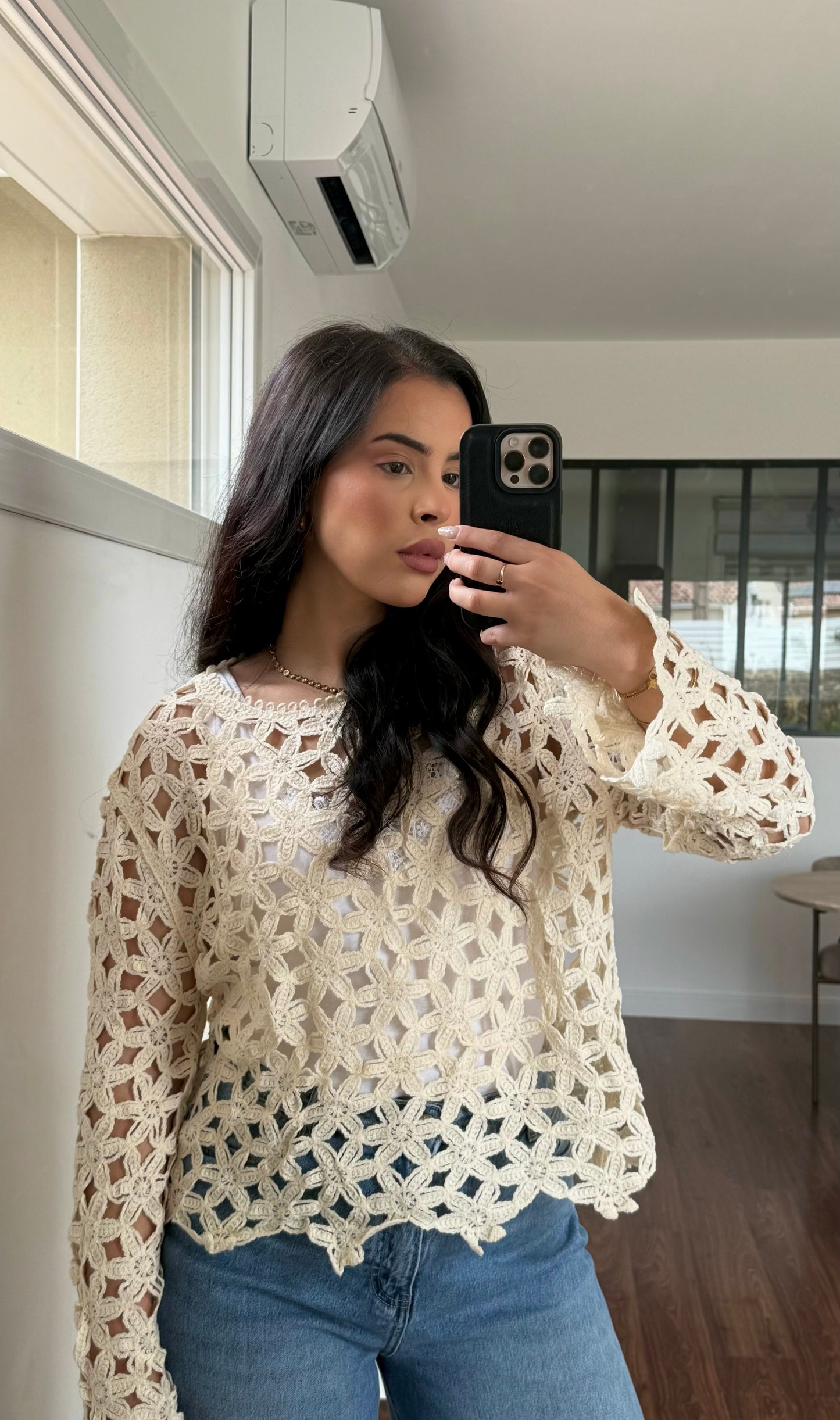 Top en crochet