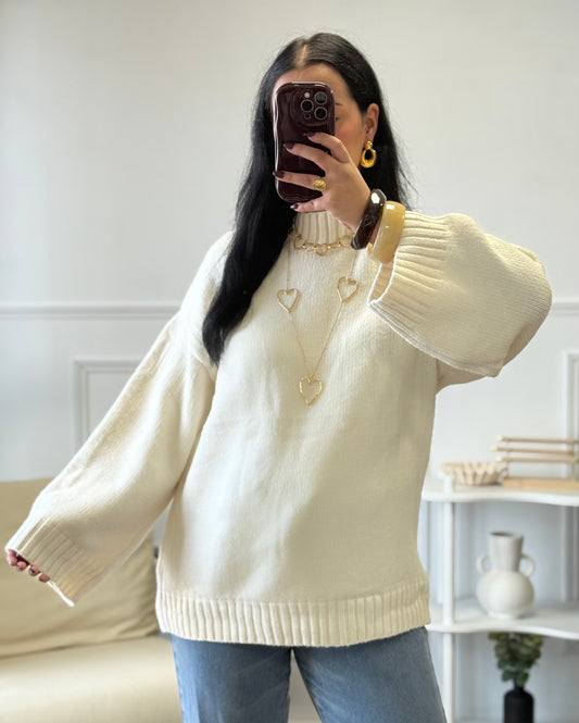Pull Clarisse écru