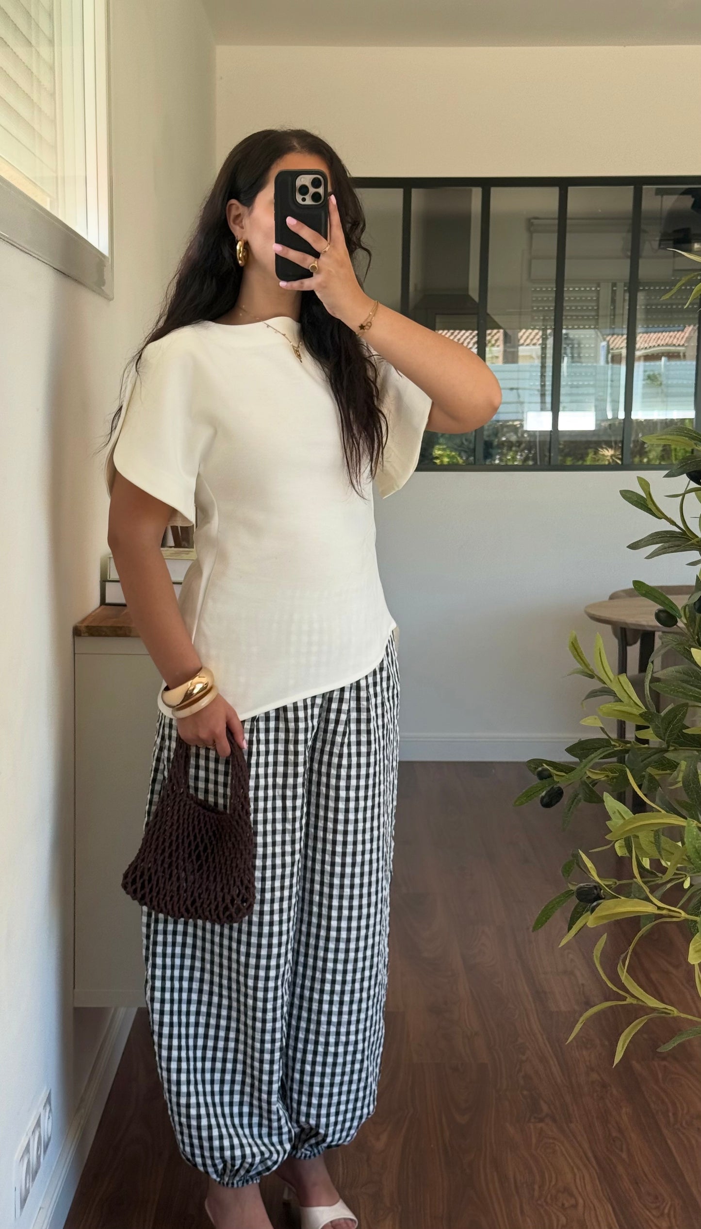 Pantalon Vichy