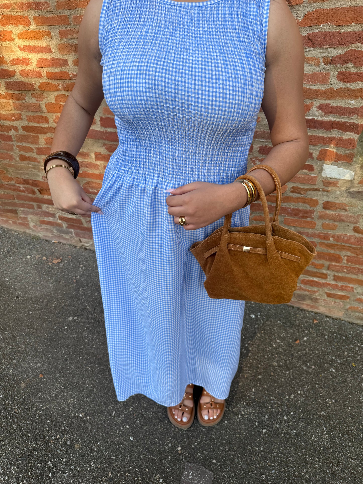 Robe Vichy bleu