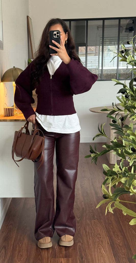 Pantalon similicuir