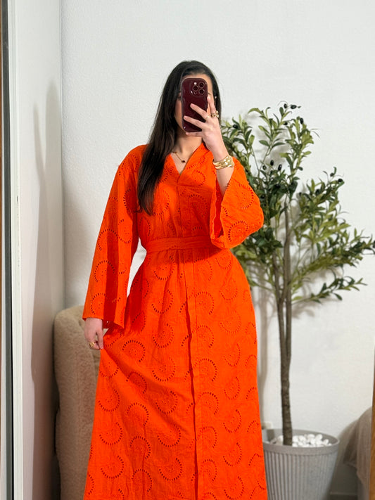 Robe Hina orange (précommande )