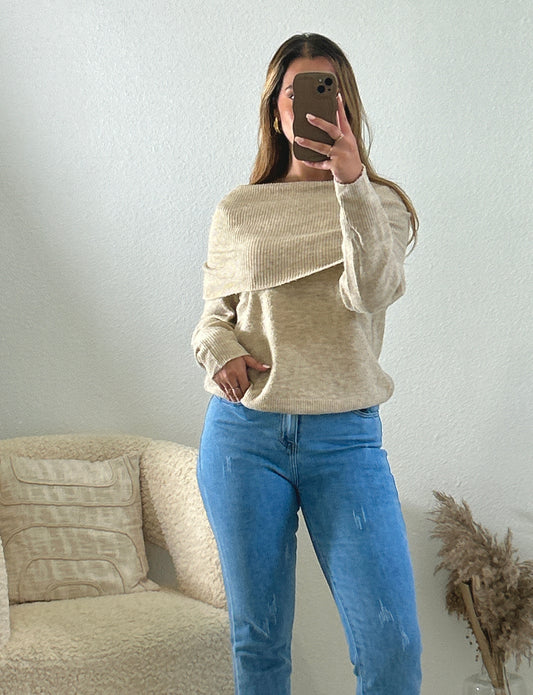 Pull Sarah beige