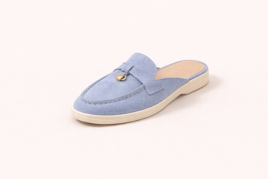 Mules Laure bleu